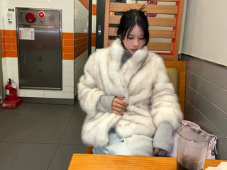 Dotter fleece half-fur fur