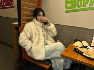 Dotter fleece half-fur fur