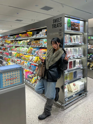 Snowpeak shearling leather fur jacket