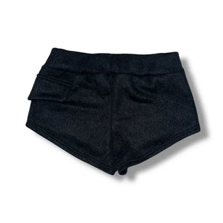 Fluffy knit angora shorts