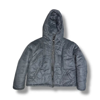 Suede puffer big padding