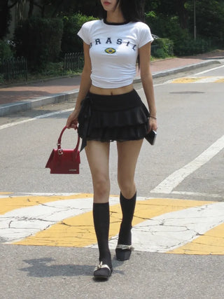 Brasil Semi-Crop Tee