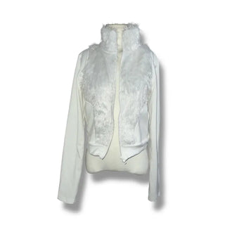 Toxic Fur Color Block Zip-up