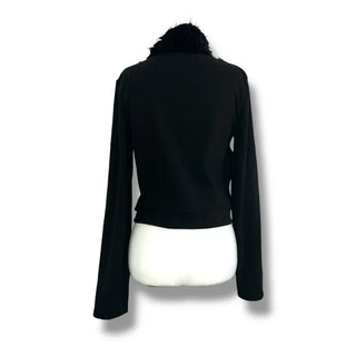 Toxic Fur Color Block Zip-up