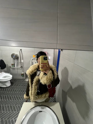 Girlish Suede Mustang Fur
