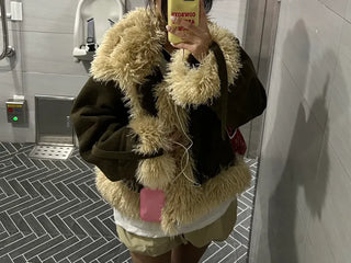 Girlish Suede Mustang Fur