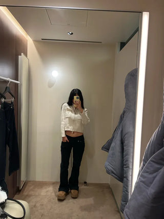 Antme Two-Way Pocket Knit Zip-Up