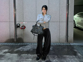 Antme Two-Way Pocket Knit Zip-Up