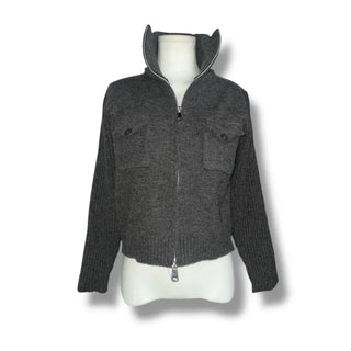 Antme Two-Way Pocket Knit Zip-Up