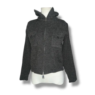 Antme Two-Way Pocket Knit Zip-Up