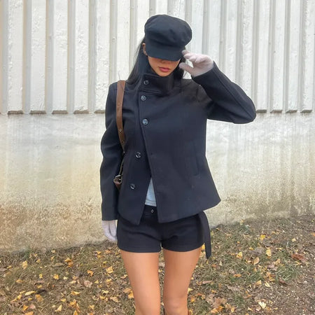 *Spring New Arrival* Koai High Neck Elton Half Coat