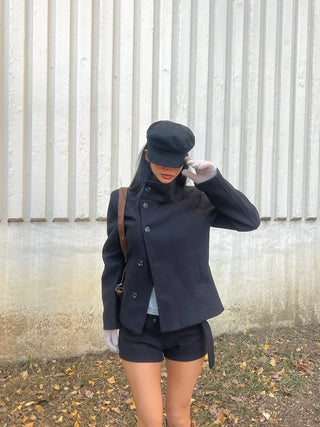 *Spring New Arrival* Koai High Neck Elton Half Coat