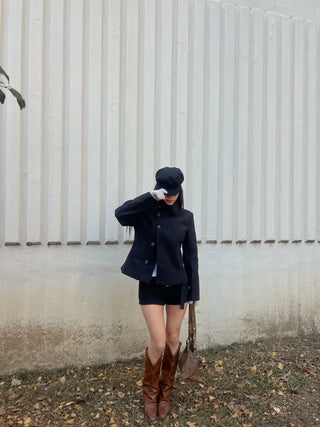 *Spring New Arrival* Koai High Neck Elton Half Coat