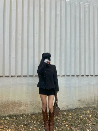 *Spring New Arrival* Koai High Neck Elton Half Coat