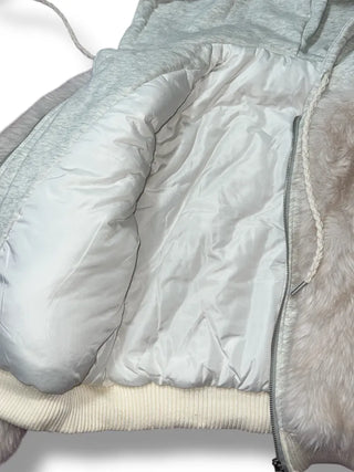 Marshmell Hooded Fur Jacket