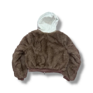 Marshmell Hooded Fur Jacket