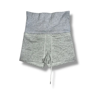Back pocket drape shorts