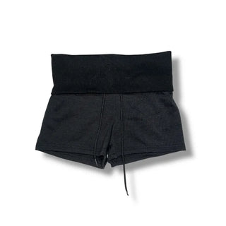 Back pocket drape shorts