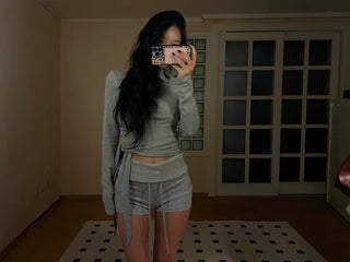 Side strap hooded top
