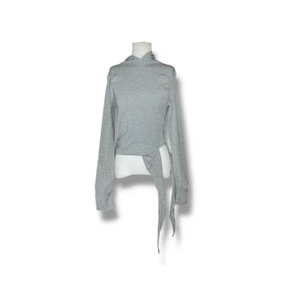 Side strap hooded top