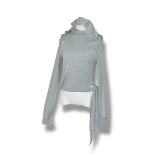 Side strap hooded top