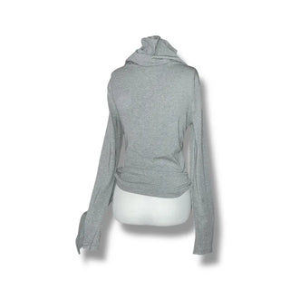 Side strap hooded top