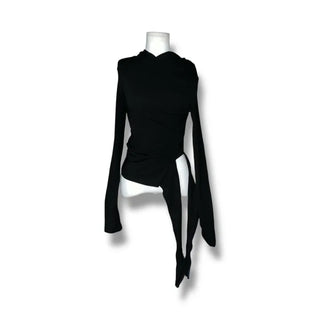 Side strap hooded top