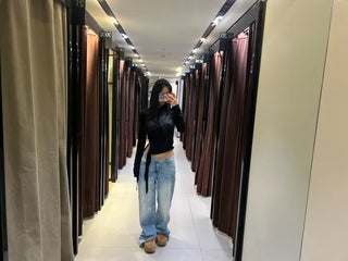 Side strap hooded top
