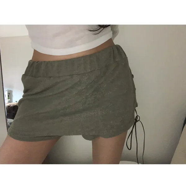 TT low-rise pants skirt