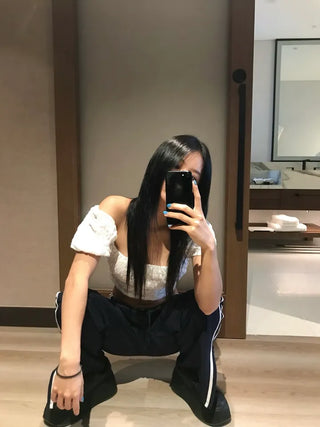 Puff Sleeve Punching Blouse