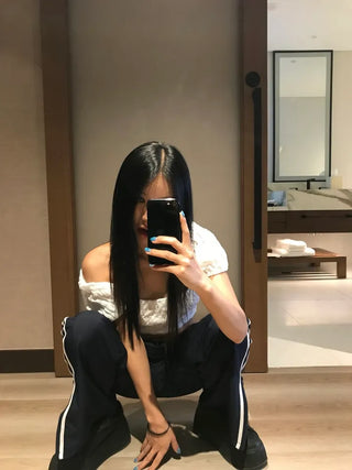 Puff Sleeve Punching Blouse