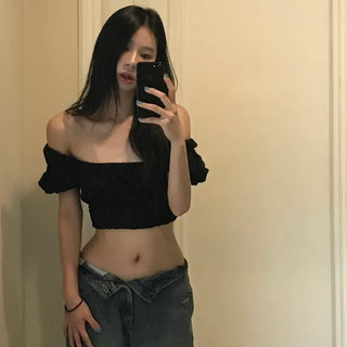 Puff Sleeve Punching Blouse