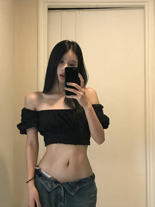 Puff Sleeve Punching Blouse
