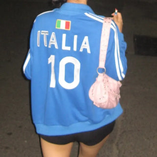 Italia 10 Jersey Zip-up