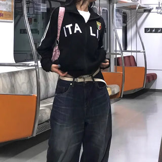 Italia 10 Jersey Zip-up
