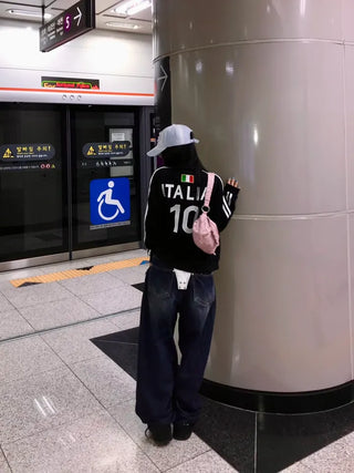 Italia 10 Jersey Zip-up