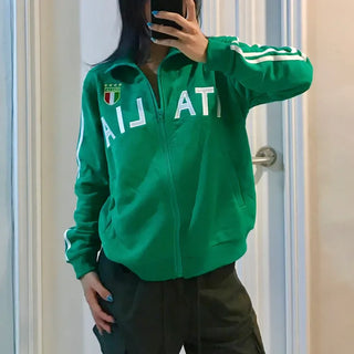 Italia 10 Jersey Zip-up