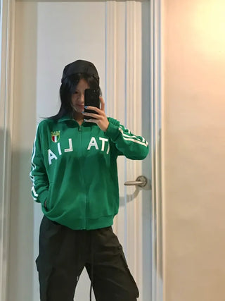 Italia 10 Jersey Zip-up