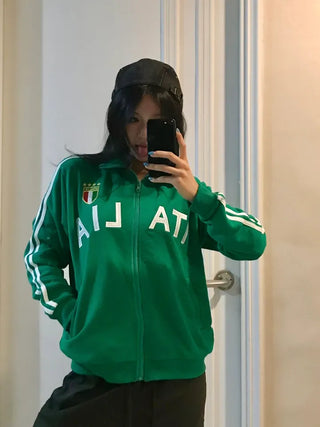 Italia 10 Jersey Zip-up