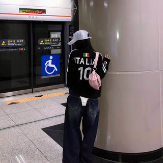 Italia 10 Jersey Zip-up