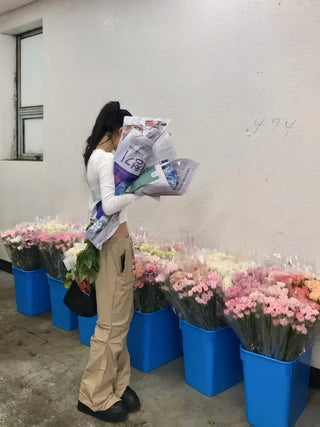 Girls low rise cargo pants