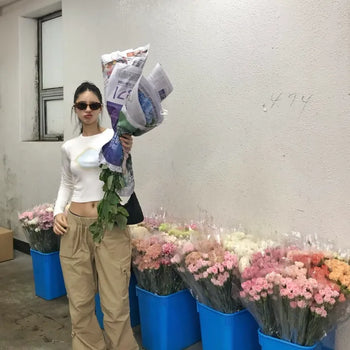 Girls low rise cargo pants