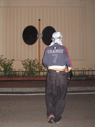 France 7 Crop Jersey Zip-up