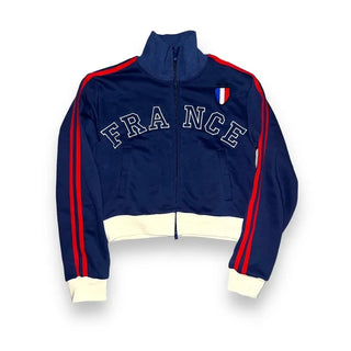 France 7 Crop Jersey Zip-up