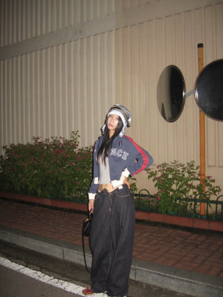 France 7 Crop Jersey Zip-up