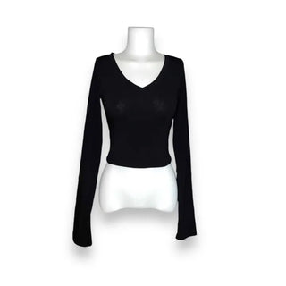 Soft V-Neck Glam Crop Tee