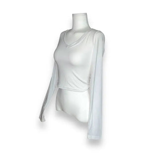 Soft V-Neck Glam Crop Tee