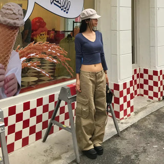 Tobby Low-Rise Cargo Pants