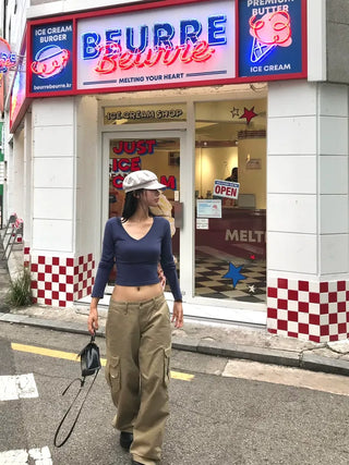 Tobby Low-Rise Cargo Pants