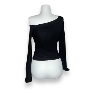 Raina Ribbon Half-Shoulder Long-Sleeve T-Shirt